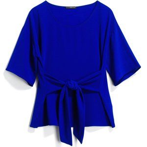 WEST KEI Julianne Tie Front Blouse